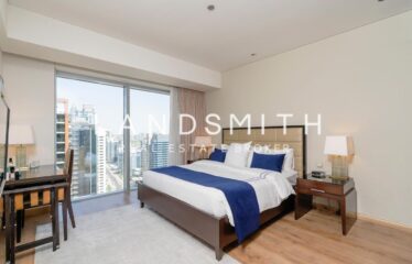 Furnished 1 BR| Marina View | Prime Location